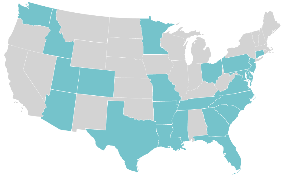 HomeRise Coverage Map